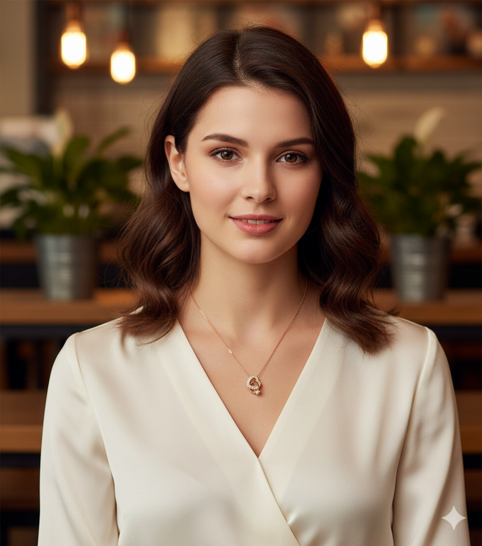 03 Interlocking Infinity Rings Pendant Necklace in Rose Gold FOR GIRLS AND WOMAN - Image 4