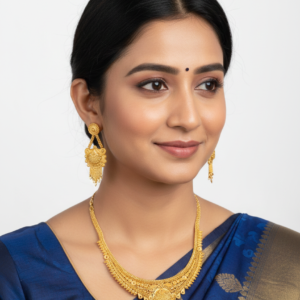 0007 1 GRAM GOLD NECKLACE FOR WOMAN AND GIRLS